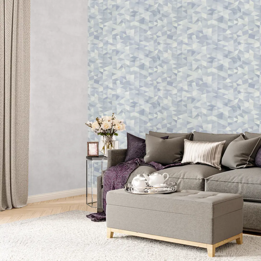 Обои флизелиновые Palitra Home Illusion светло-серые 1.06 м HC71422-14 STLM-2196129 - Вид №3