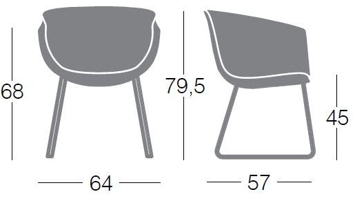 Segis Основание стула из полиуретана Derby S0090  - Вид №7