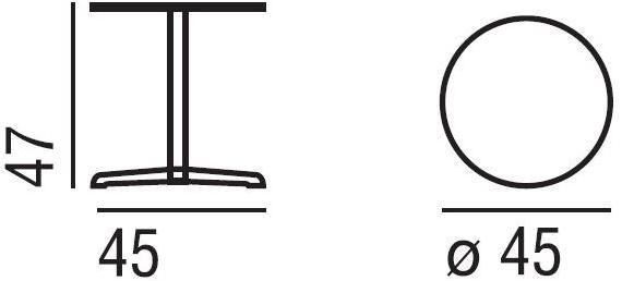 Verzelloni Круглый кожаный журнальный столик Club sun-id-1515722 - Вид №5