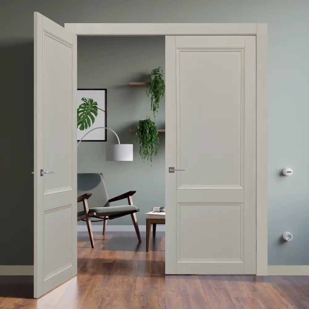 МАРИО РИОЛИ | Межкомнатная дверь Рондо 90×200 см с покрытием Hardflex, серый жемчуг 83699065 STLM-0043575 - Вид №5