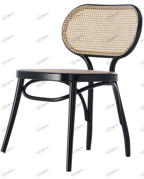 Wiener GTV Design Гнутый стул из бука со спинкой из соломы sun-id-1414631