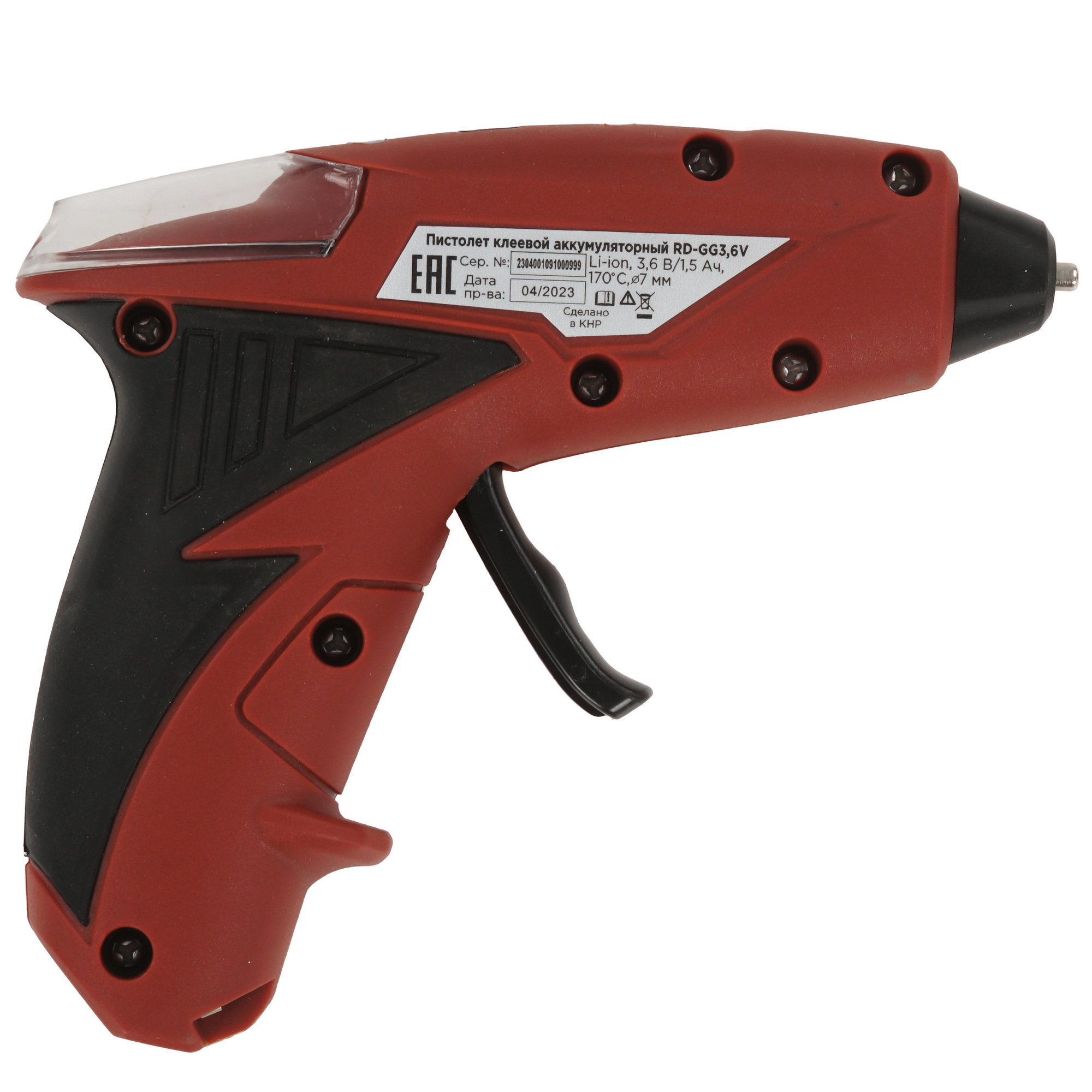 Клеевой пистолет REDVERG RD-GG3.6  , Без ЗУ 5483223 STDN-0114639 - Вид №1