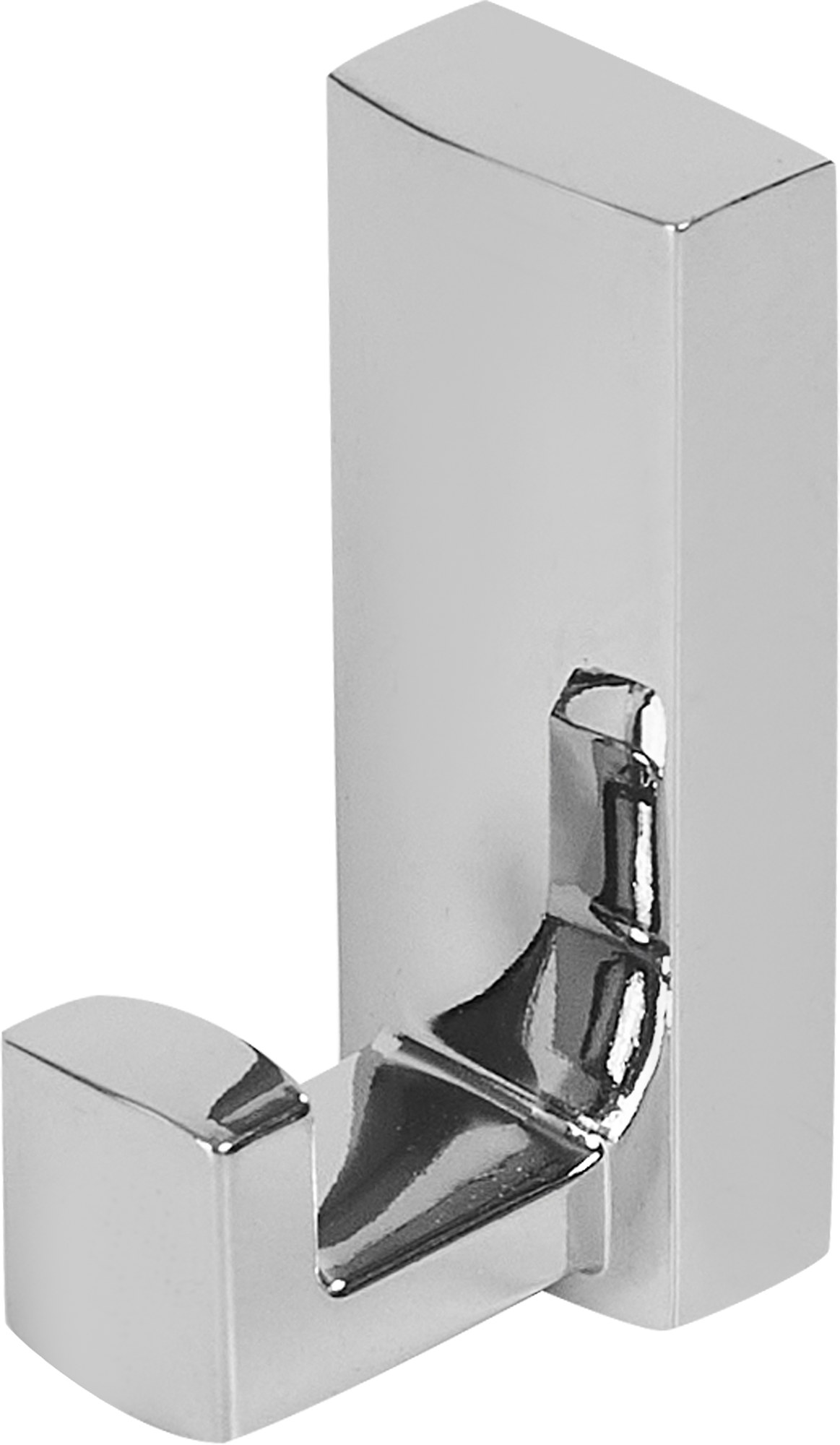 84835886 Крючок мебельный R19, 20x50 мм, хром STLM-0055865 Santreyd 