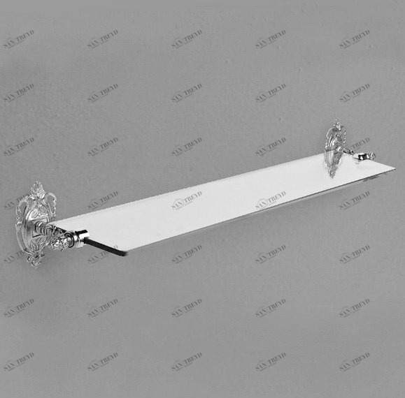 Полка стеклянная ART&MAX IMPERO AM-1729-Cr