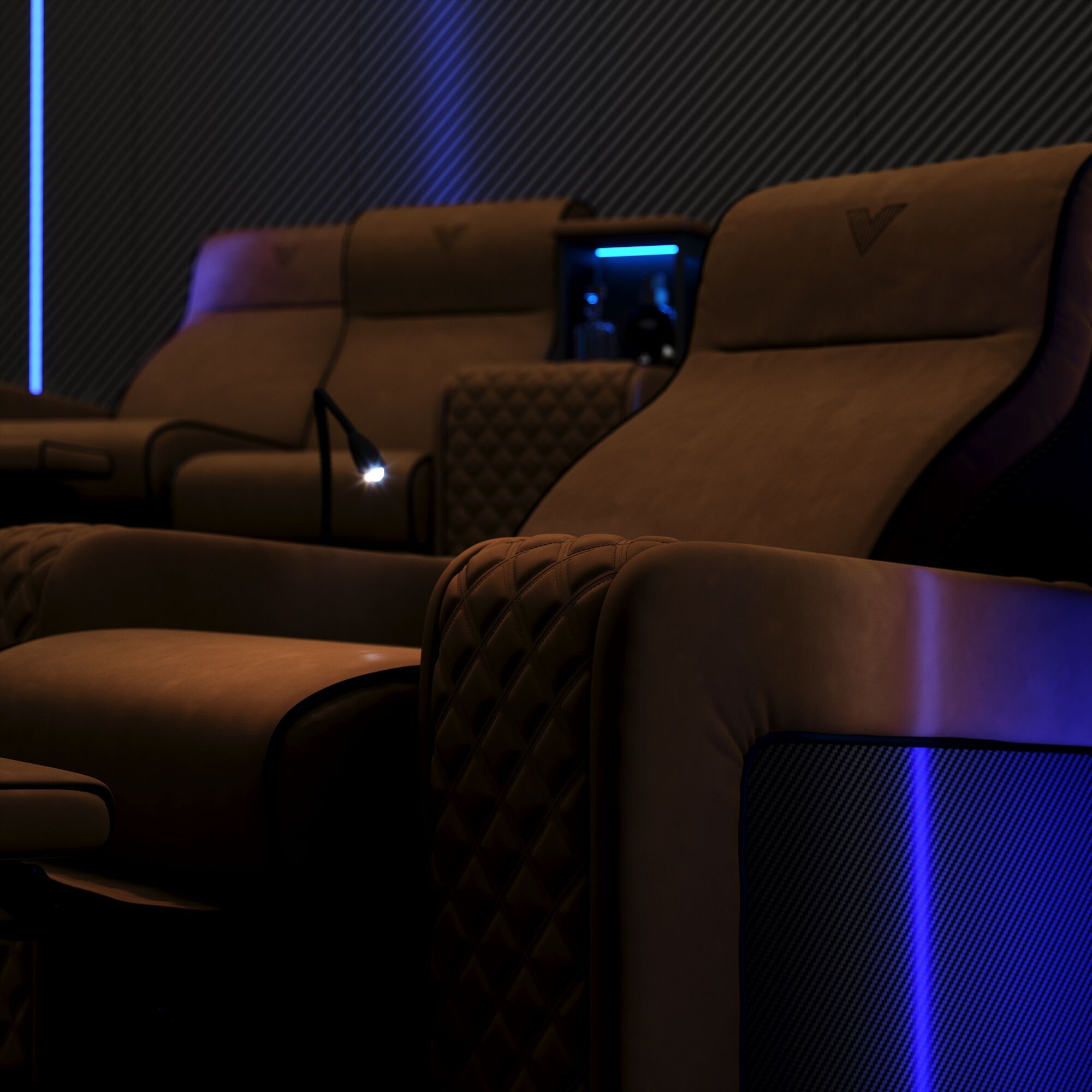 Кресло для домашнего кинотеатра Vismara Design LUXOR TECH ARCH-00084447 - Вид №2