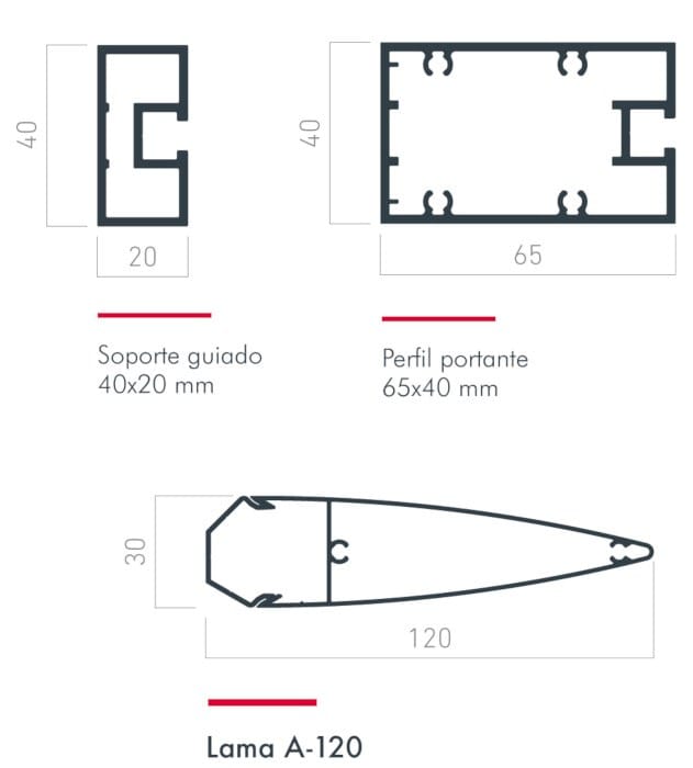 Алюминиевые жалюзи Saxun A-120 ARCH-00143139 - Вид №1