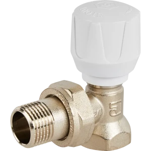 STOUT Угловой клапан для радиатора 1/2" с ручной регулировкой 82432097