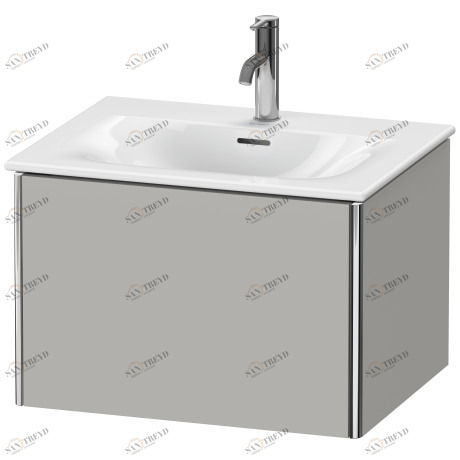 XS422200707 XSquare Тумбочка подвесная Бетонно-серый матовый декор Duravit