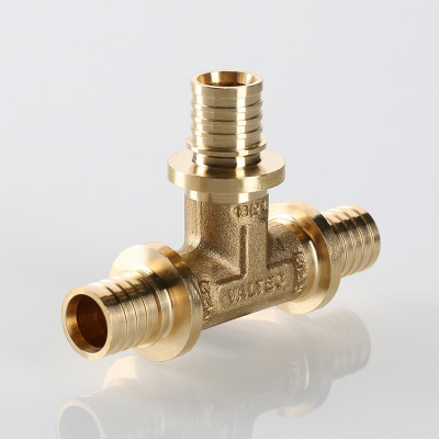 VTm.431.BG.202016 Фитинг аксиальный универсальный – тройник надвижной Valtec 20 (2,8) мм х 20 (2,8) мм х 16 (2,2) мм  - Вид №7