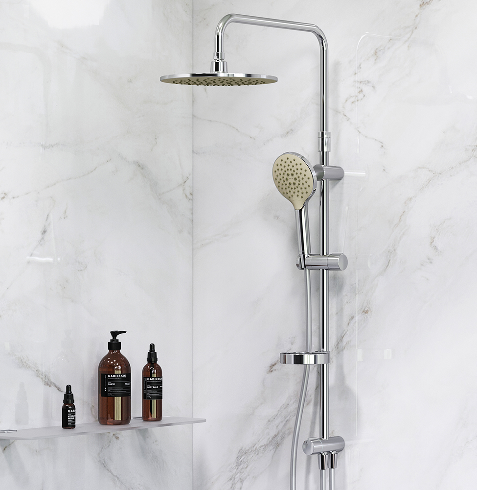 F0780064 душевая система верхний душ 250 мм ручной душ 120 мм 3 функции хром шт. AM.PM Like