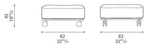 Poltrona Frau Диван на колесиках La collezione - divani e poltrone sun-id-1416121 - Вид №5