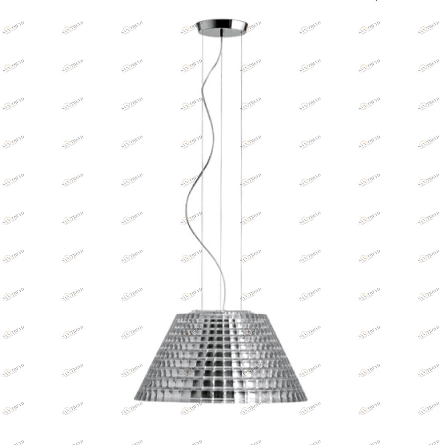 Светильник подвесной 23,4х45 см хром Flow D87A0515 FABBIAN ДИЗАЙНЕРСКИЕ 00-3882230 Прозрачный;хром 