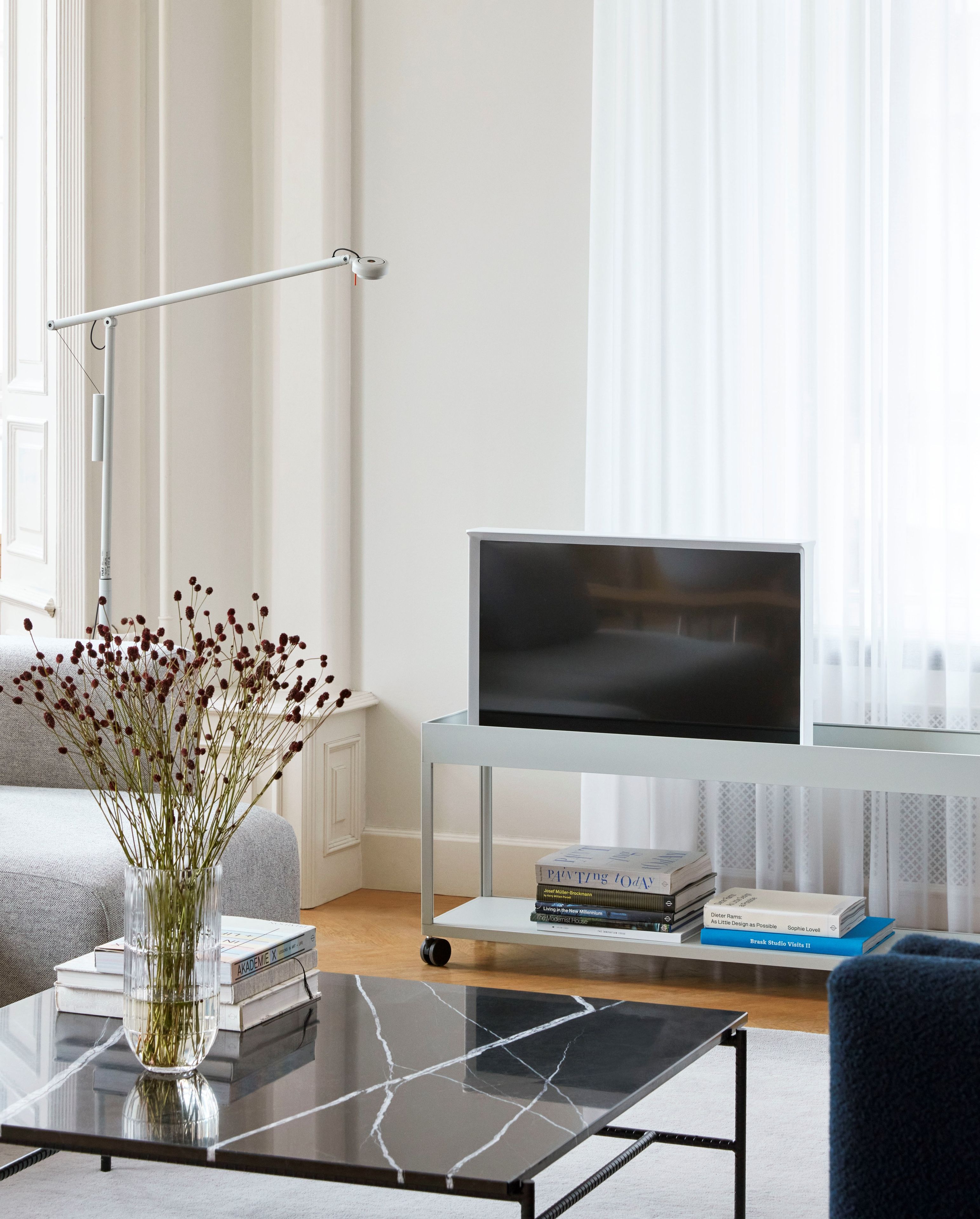 Прямоугольный мраморный журнальный столик Hay арматура ARCH-00107983 - Вид №20