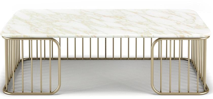 Formitalia Прямоугольный мраморный журнальный столик Charleston sun-id-1497265 - Вид №1