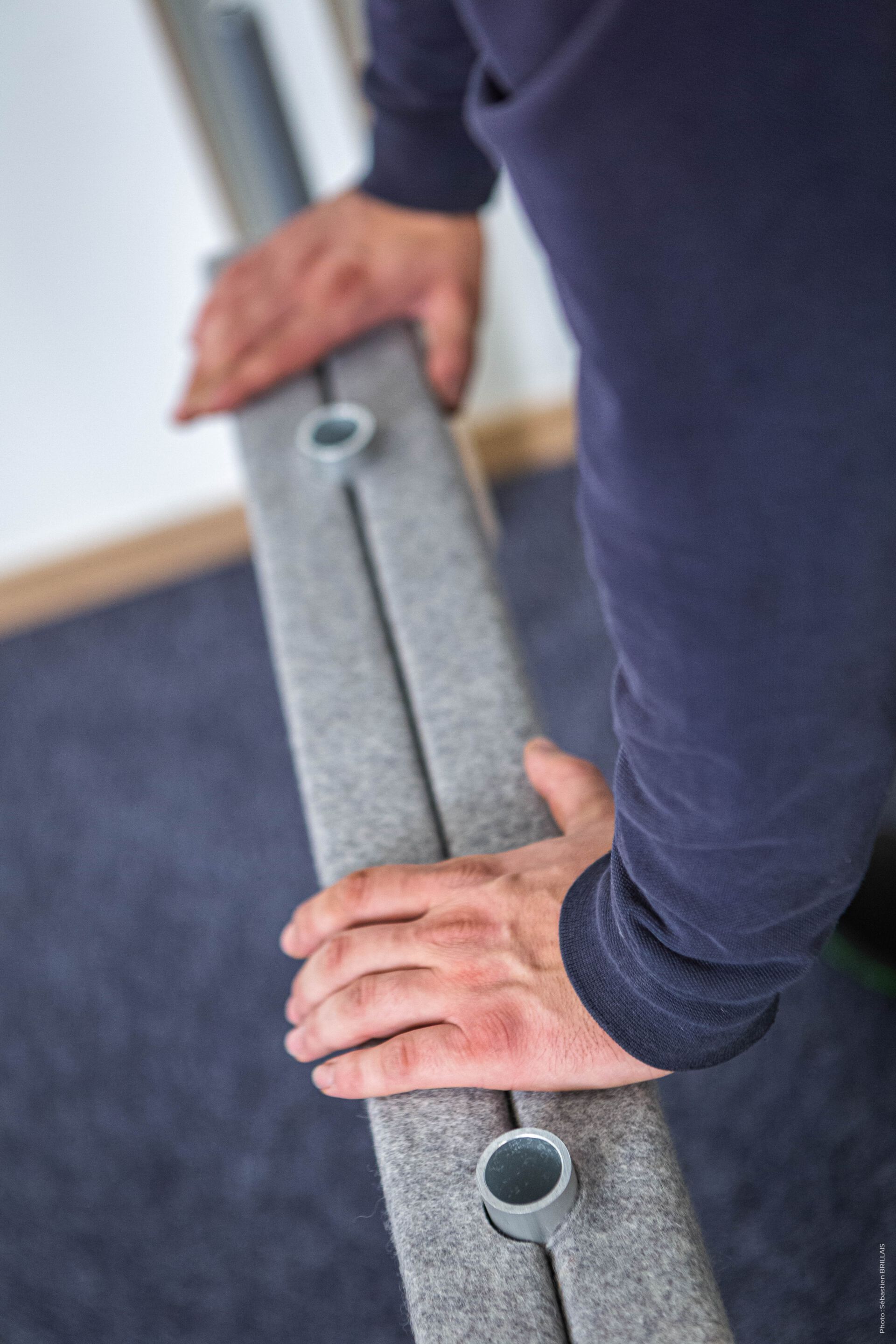 Рециркулированная ПЭТ звукоизоляционная модульная перегородка Tecsound ARCH-00004867 - Вид №2