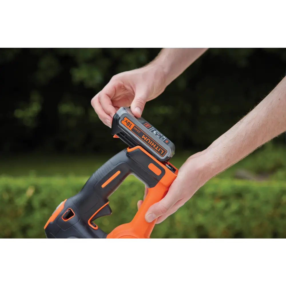 Кусторез аккумуляторный Black Decker 45 см 2 Ач BLACK + DECKER STLM-2176478 - Вид №2