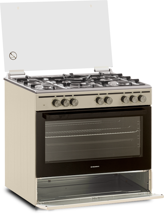 9140948 Комбинированная плита Delvento V96MR59057 бежевый STDN-0038009 - Вид №4