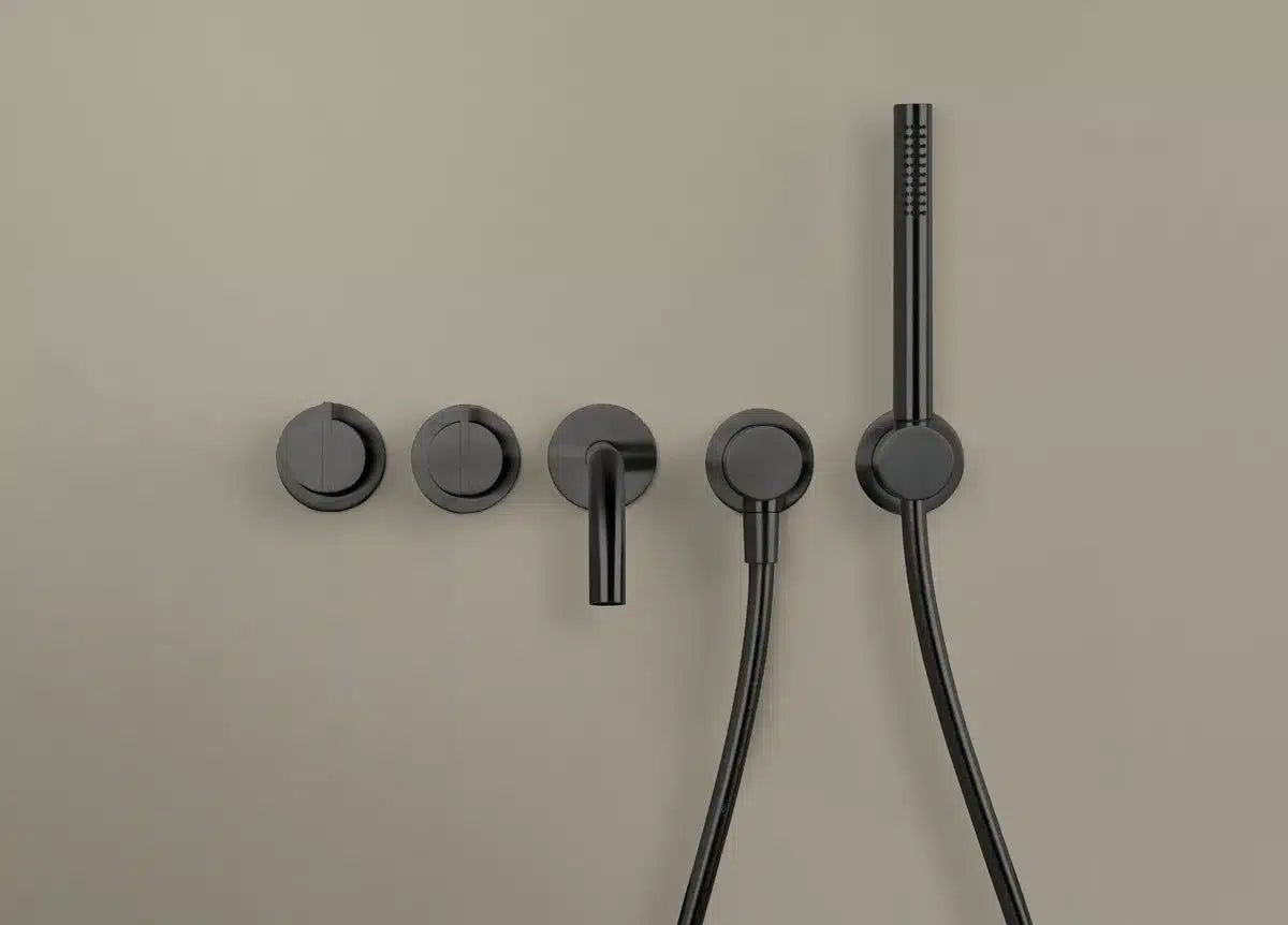 Термостатический смеситель для ванны с 5 отверстиями и ручным душем COCOON Piet Boon ARCH-00122577 - Вид №1