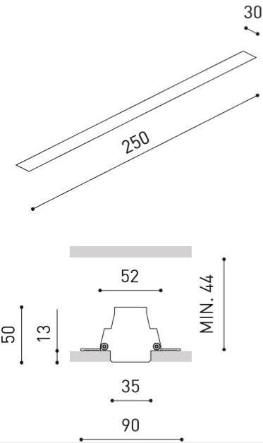 Arkoslight Линейный световой профиль из алюминия для светодиодных модулей Bright line sun-id-1460606 - Вид №36