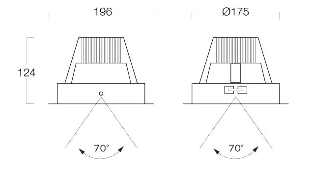 Регулируемый светодиодный прожектор с порошковым покрытием Metalmek FIRST ARCH-00105650 - Вид №1