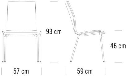 Thonet Стул с мягкой подкладкой S 160 sun-id-1354469 - Вид №1