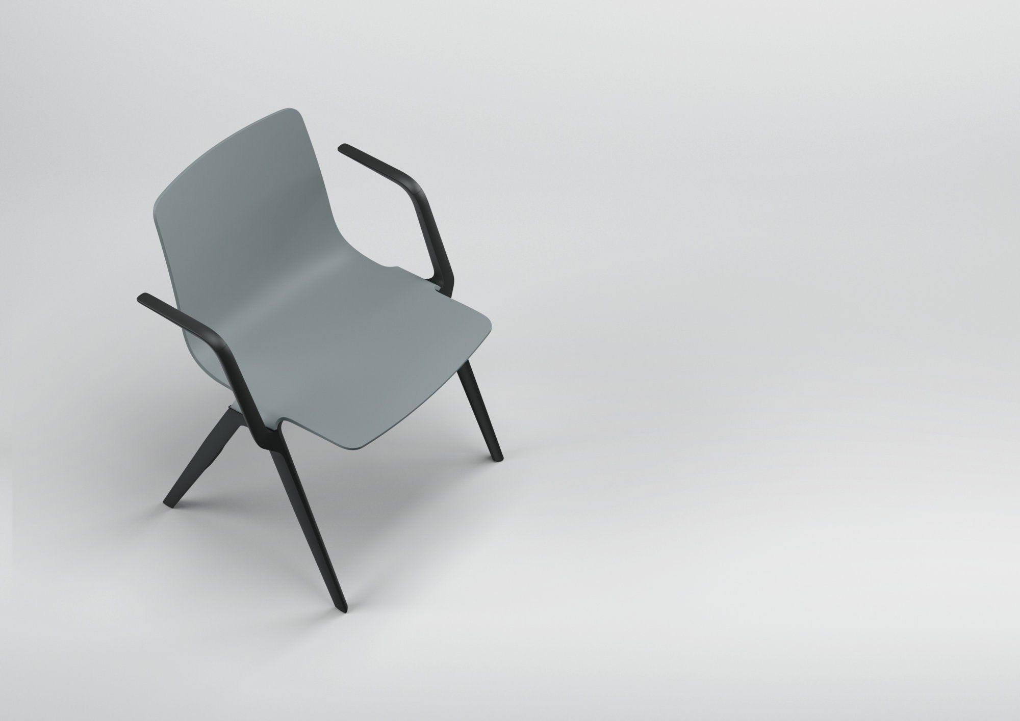 Пластиковый стул с подлокотниками Brunner A-Family ARCH-00096592 - Вид №8