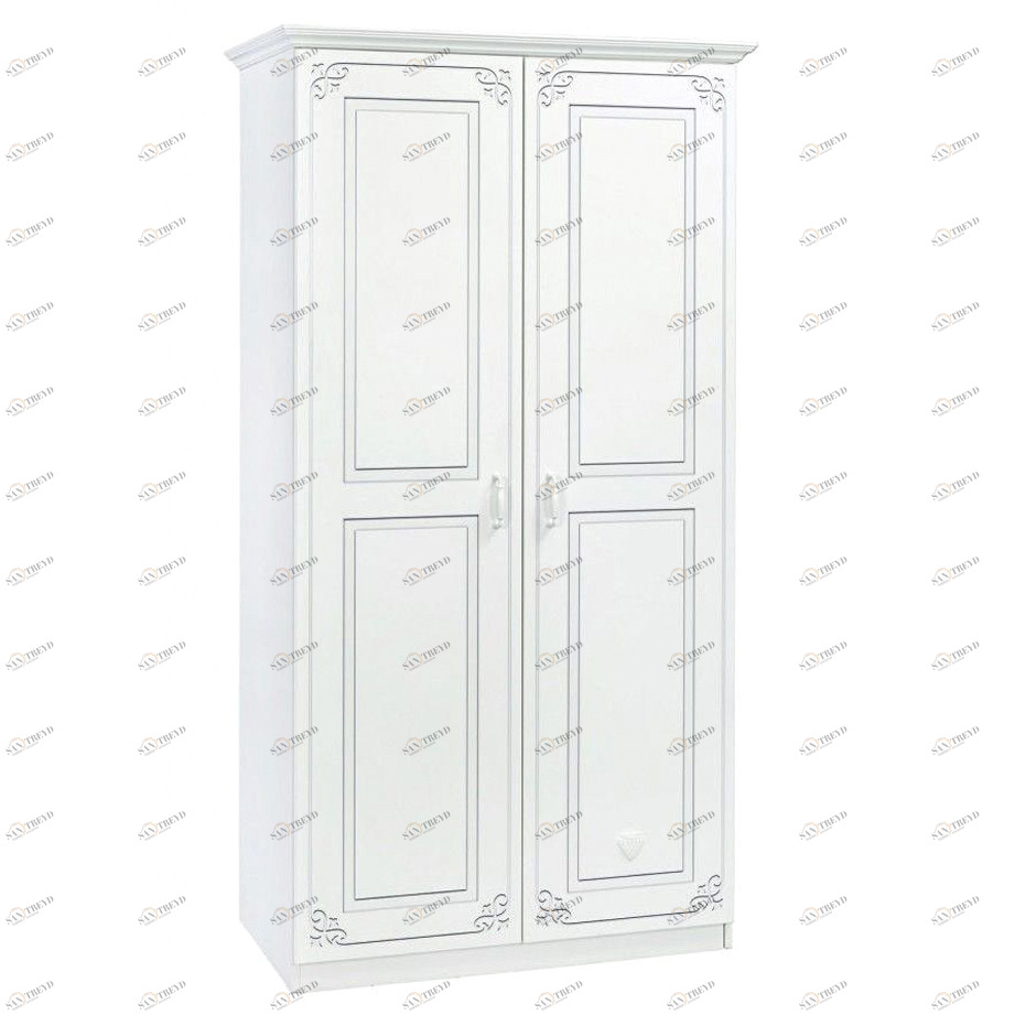 Шкаф распашной белый двухдверный Selena Baby CILEK SELENA BABY 00-3832149 Белый Santreyd 