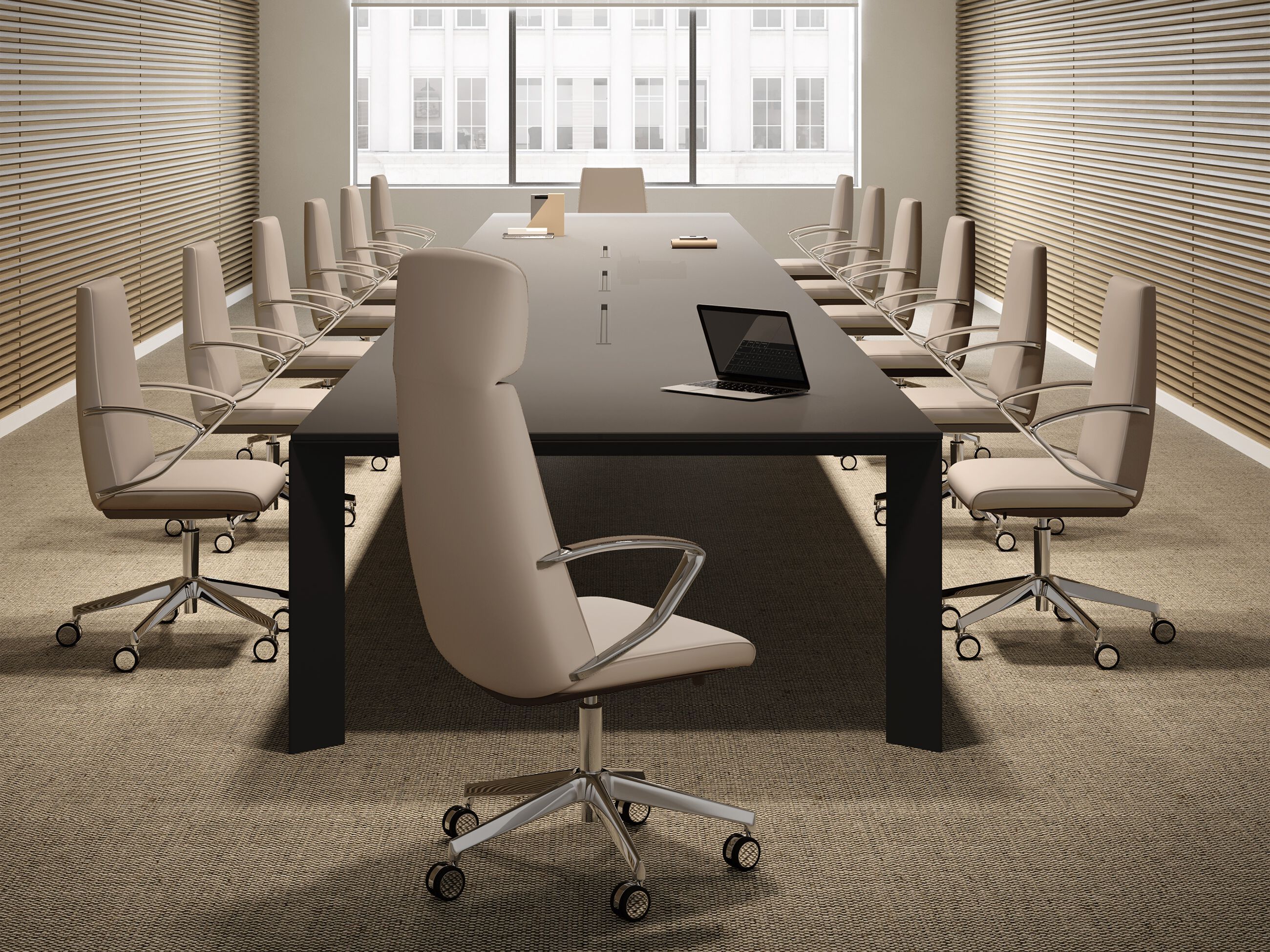 Кожаный офисный стул с 5 спицами Kastel Klivia ARCH-00129297 - Вид №5