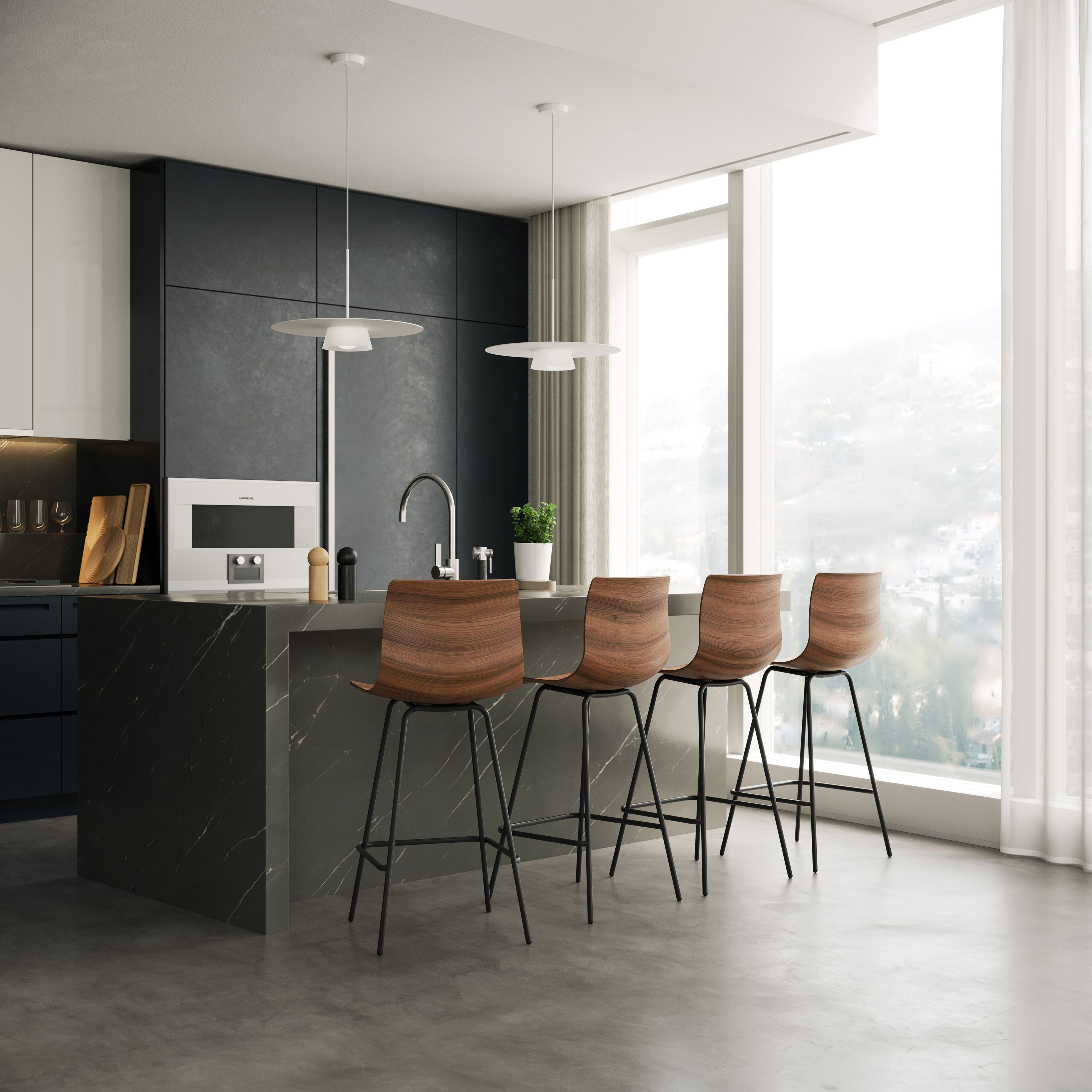 Высокий стул со спинкой Case Loku ARCH-00059690 - Вид №16