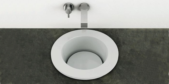 AMLA45 Встроенная раковина под столешницу круглая Ceramica Cielo  - Вид №2