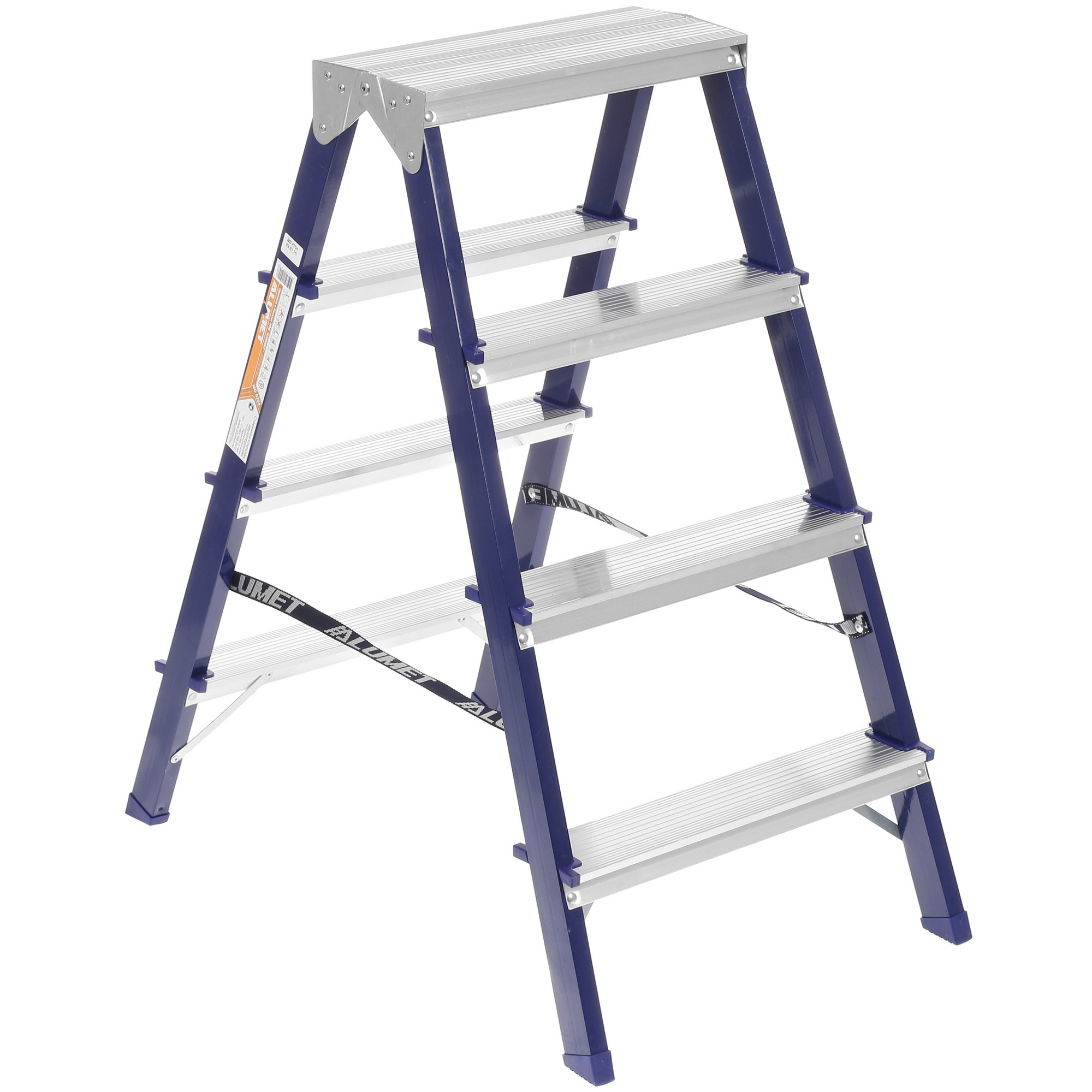 Стремянка двухсекционная Алюмет MD8204 8164641 STDN-0119481
