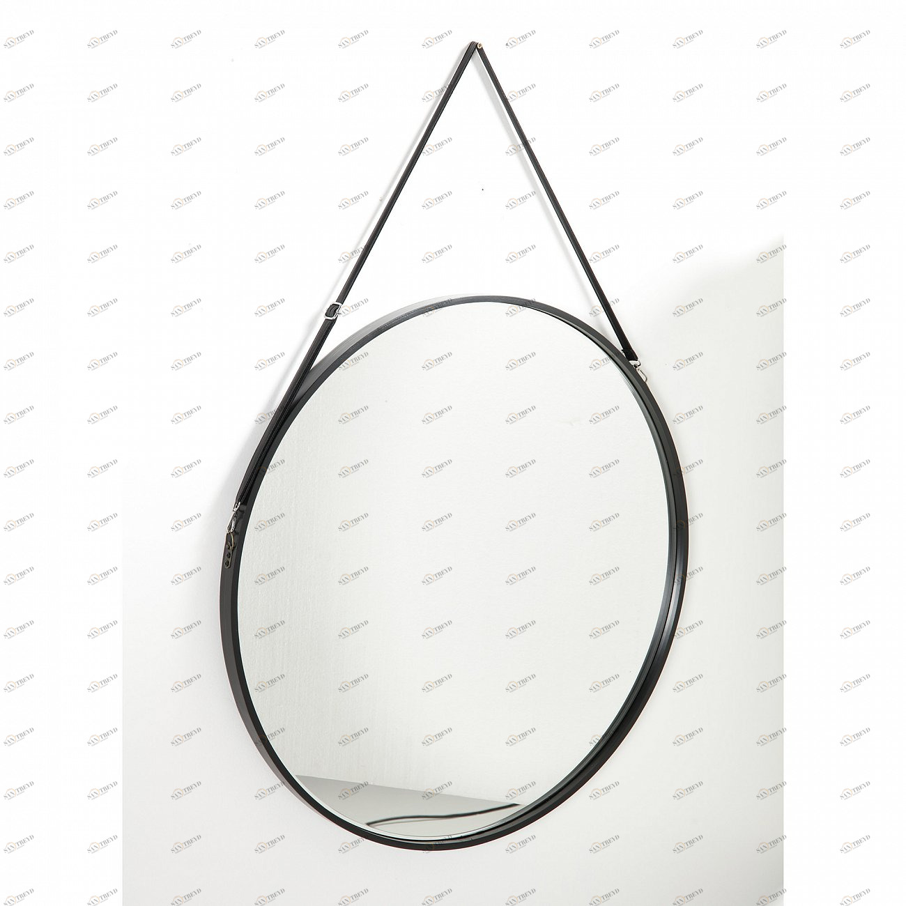 Зеркало на ремне круглое черное диаметр 80 см Eertrin Large от La Forma LA FORMA EERTRIN 321479 