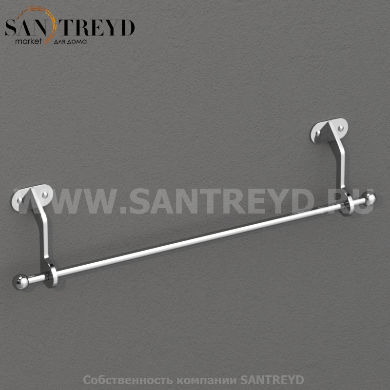 741390 Полотенцедержатель 60 см, цвет Хромированный Kerasan ACCESSORIES Италия 