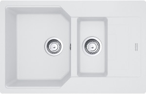 114.0595.470 Better, серия urban, fragranite, мойка ubg 651-78 белый, стоп. Franke Franke Urban