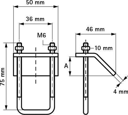 6587011 Монтажные профиля BIS Балочный зажим нерж. монтаж между стенками стальных конструкций WALRAVEN  - Вид №1