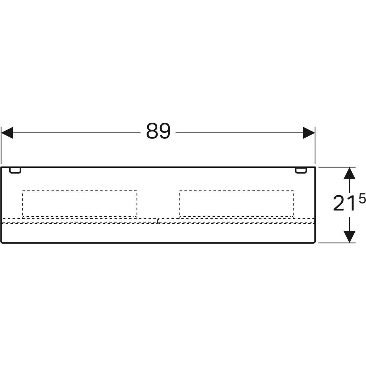 Зеркало со встроенным освещением для ванной комнаты Geberit Акант ARCH-00060835 - Вид №9