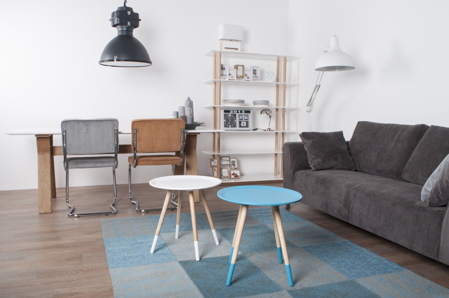 Стул Ridge Kink Rib желтый Zuiver 1100064 - Вид №2