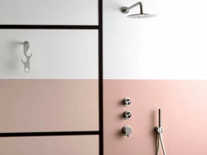 MINA Термостатический душевой набор из нержавеющей стали с ручным душем Synth 44p3+0421+0700+35200+f400+g8