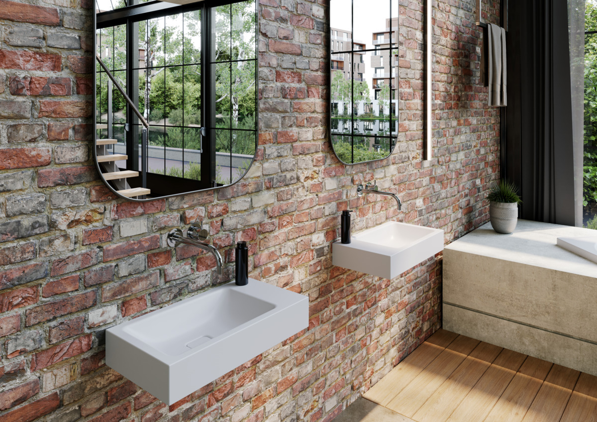 Умывальник KALDEWEI Сталь эмалированная 3073 258 альпийский белый матовый 30733319258 - Вид №2