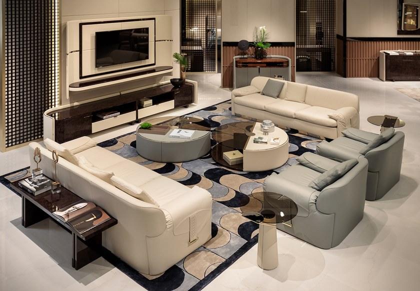 Turri Кожаное кресло с подлокотниками Eclipse sun-id-1361694 - Вид №2