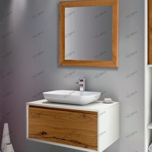 Комплект мебели Saint Martin L90 цвет белый, деревянная отделка, настенный Mobili di castello SM01