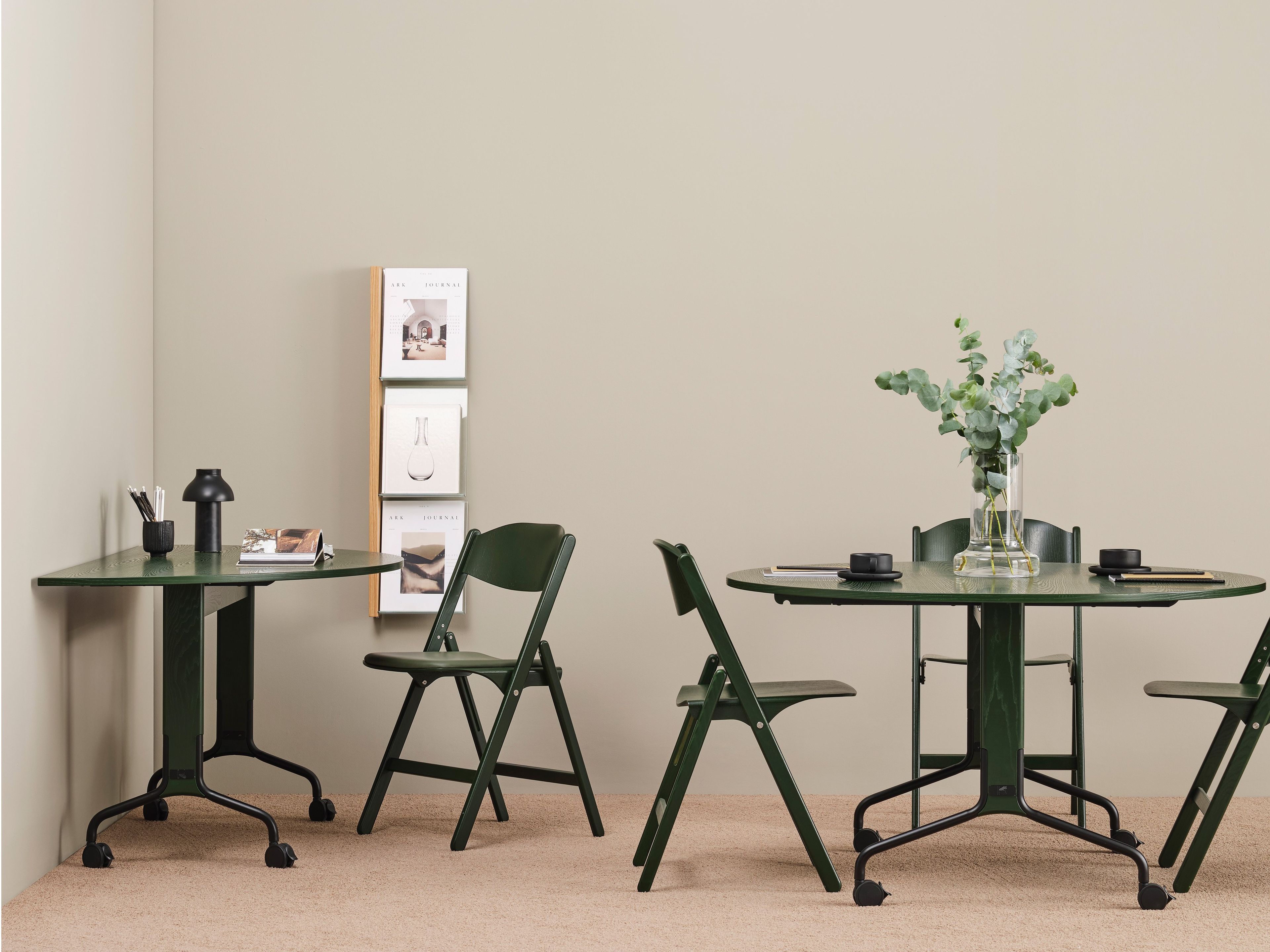 Деревянный складной стул с мягким сиденьем Karl Andersson COLO ARCH-00109630 - Вид №7