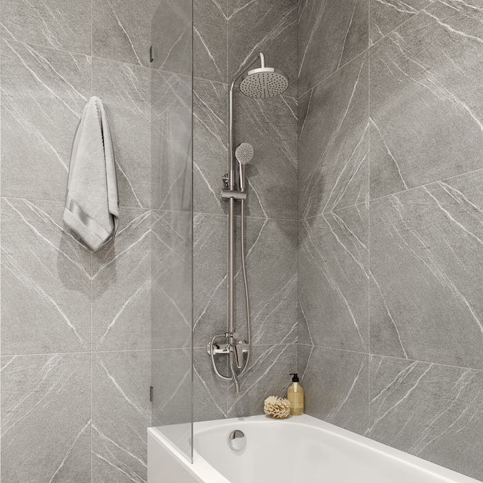 SIMSB1FM06 Смеситель с вер*ним душем Milardo Simp  - Вид №1