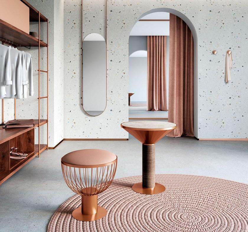 Momocca Табурет металлический с тканевым сиденьем Emma sun-id-1486213 - Вид №1