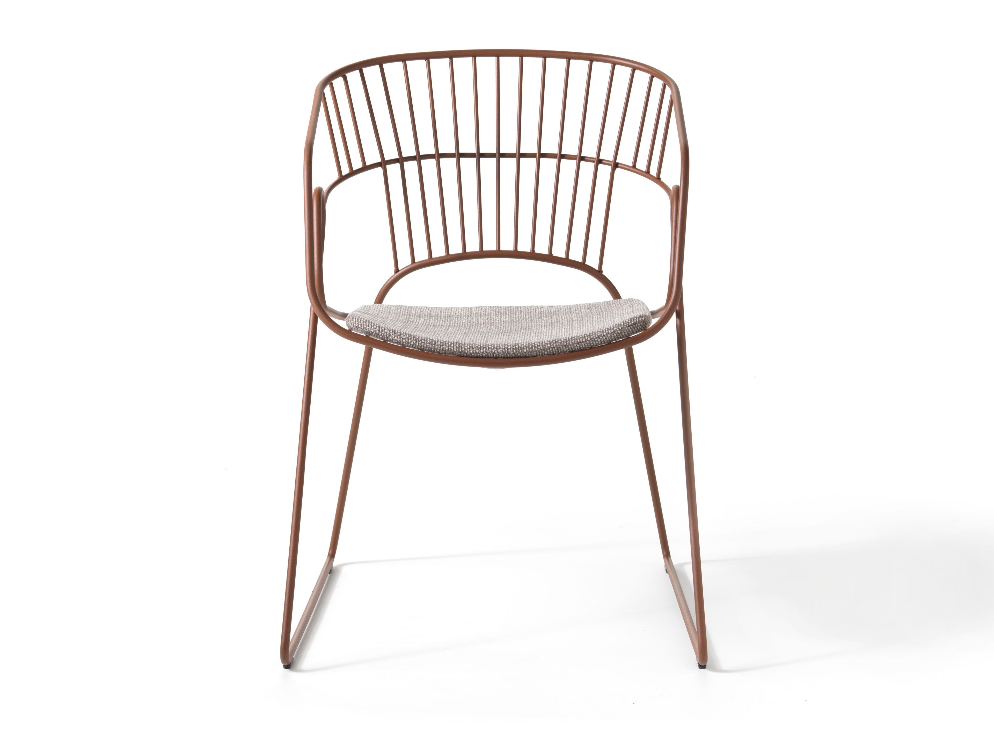 Стальной стул с подушкой сиденья SITIA JAPAN ARCH-00051016 - Вид №4