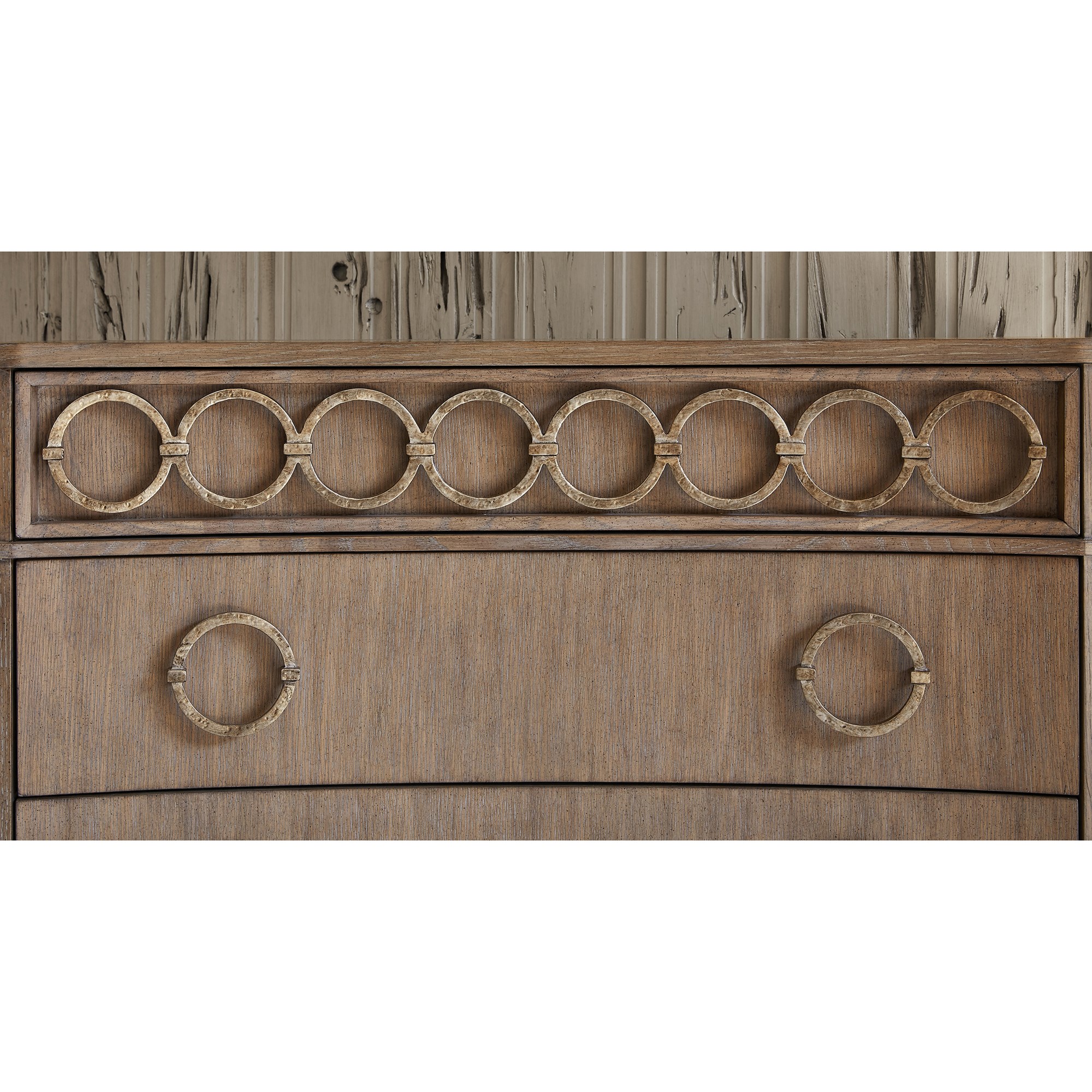 Тумбочка 07205-830-001 Ring Chest -Driftwood / Ant. Silver Ambella  - Вид №3