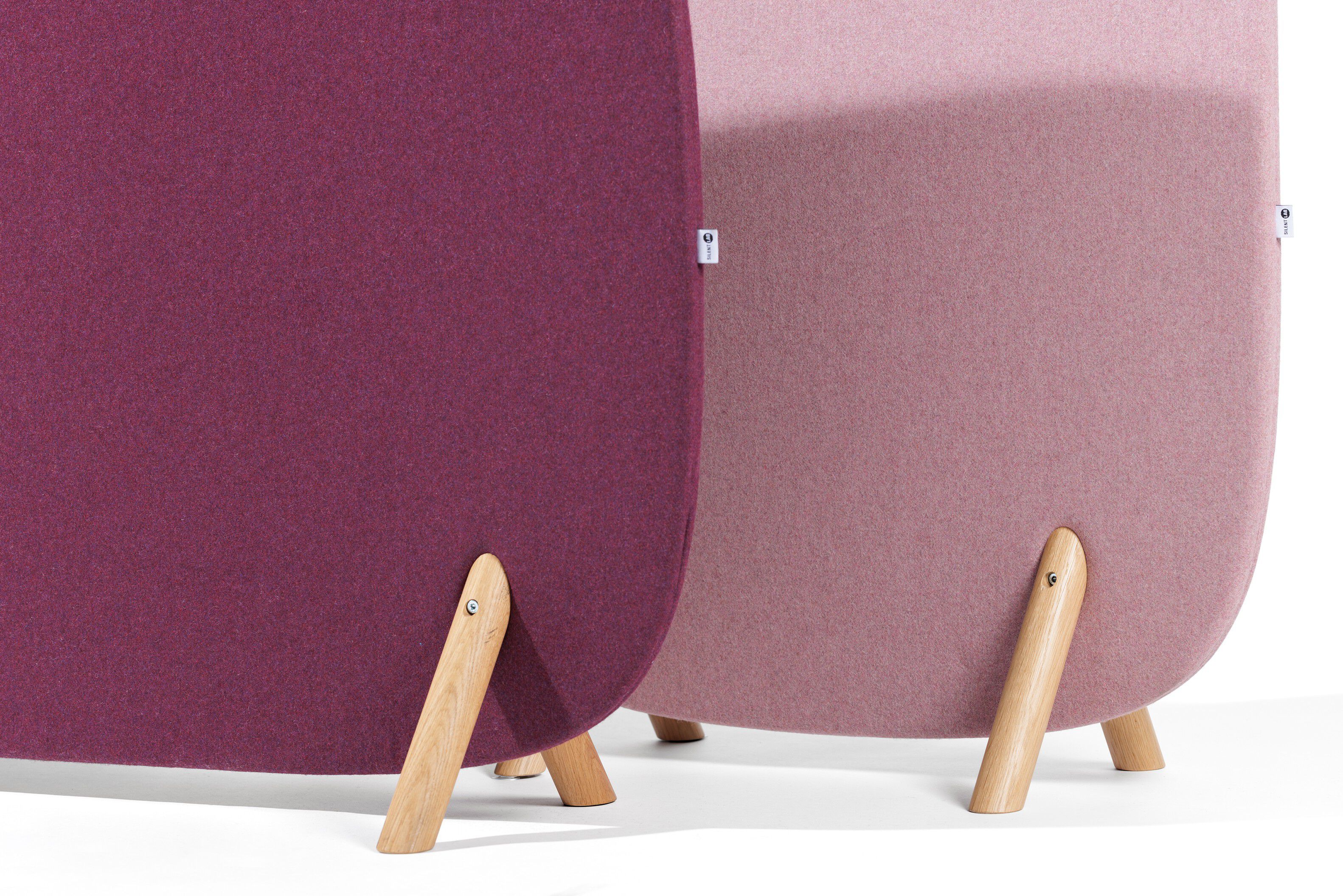 Звукопоглощающая офисная перегородка из ткани SilentLab SHADE TIMBER ARCH-00061177 - Вид №3