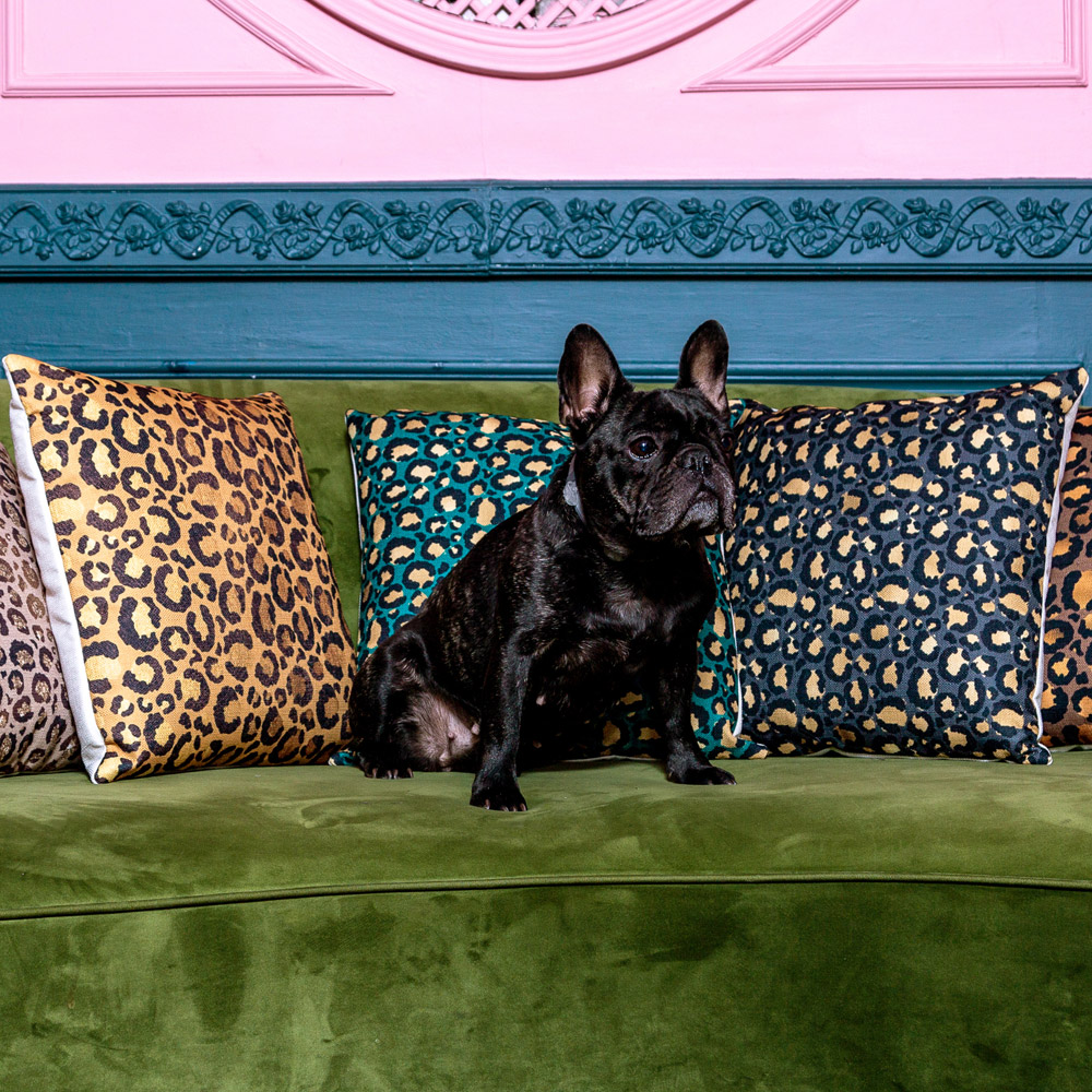 5115140 Интерьерная подушка «Леопард» (изумруд) Object Desire  - Вид №2