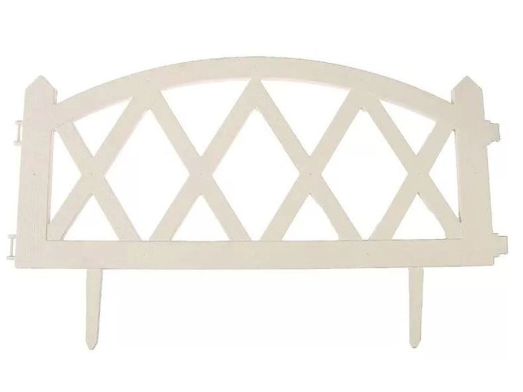 Забор декоративный "MODERN" №4, 5 шт, длина 3 метра, белый ГеоПластБорд GPBST-167 - Вид №2