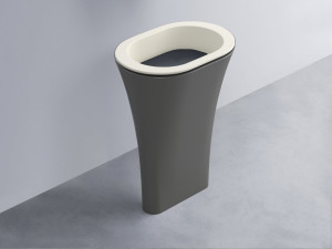 AMLA65-TL+AMPILO-BA+AMCOLO-CM Раковина Amedeo Ovale отдельностоящая cielo Enjoy + Amedeo